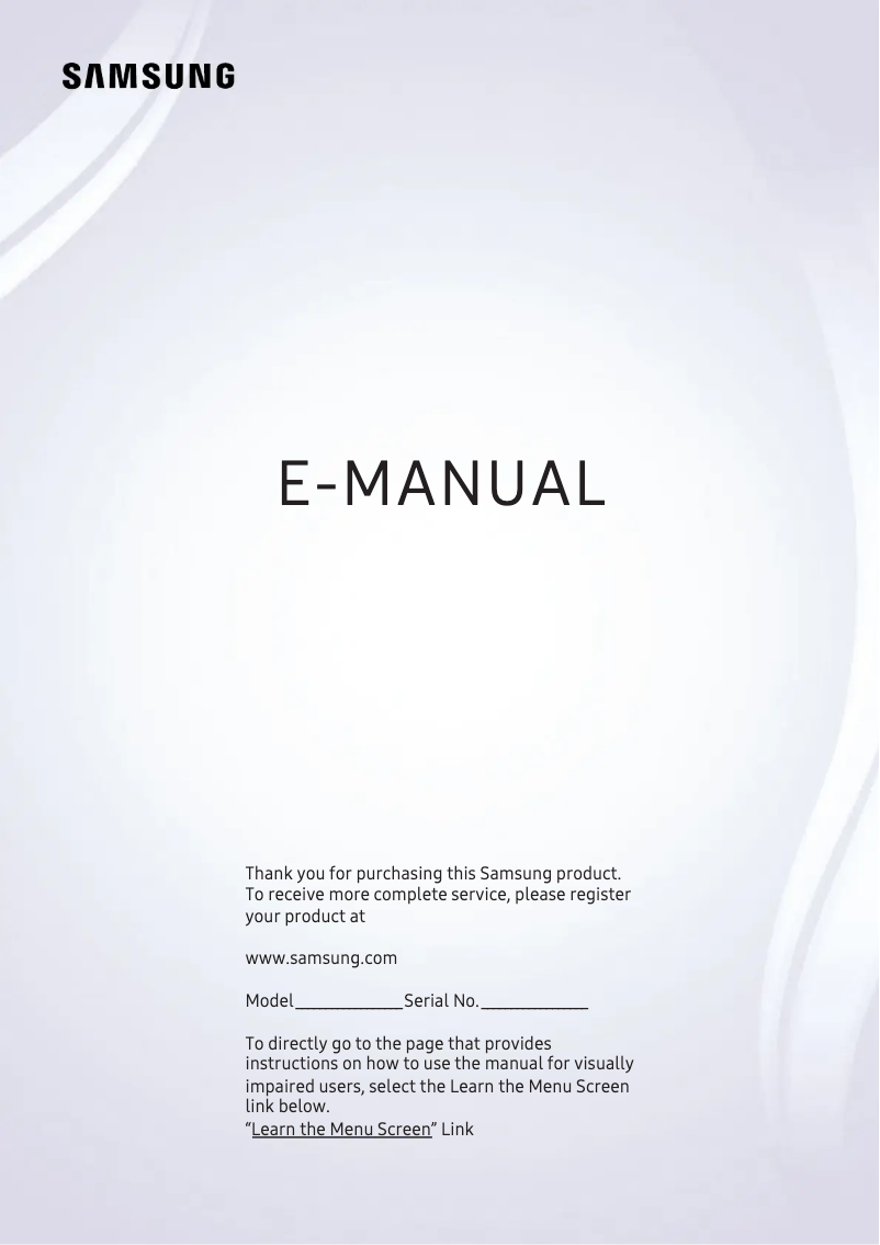 Page n°1 - Manuel utilisateur Samsung QN55Q7CNAFXZA