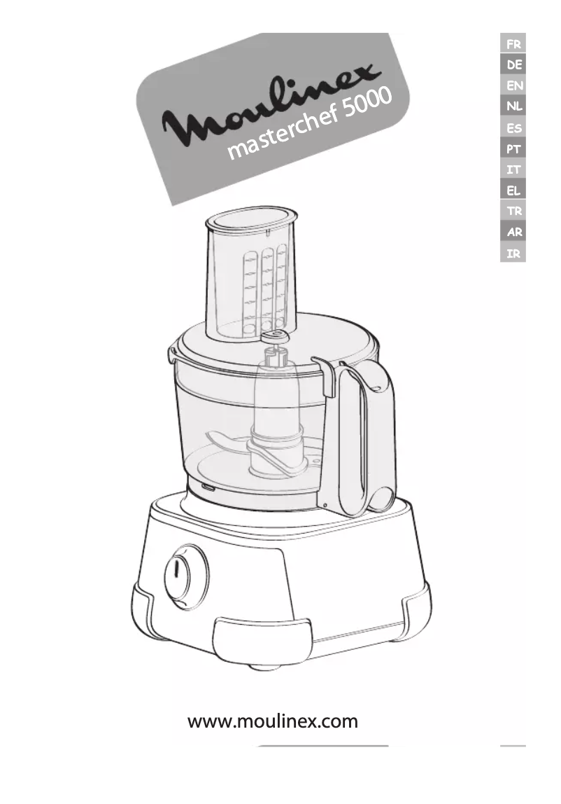 Image de la première page du manuel de l'appareil Masterchef 5000 FP519GB1