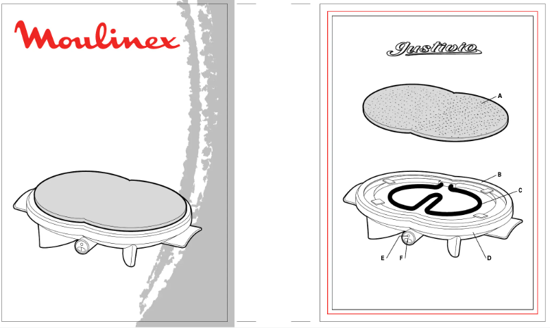 Image de la première page du manuel de l'appareil Gustivio CF5