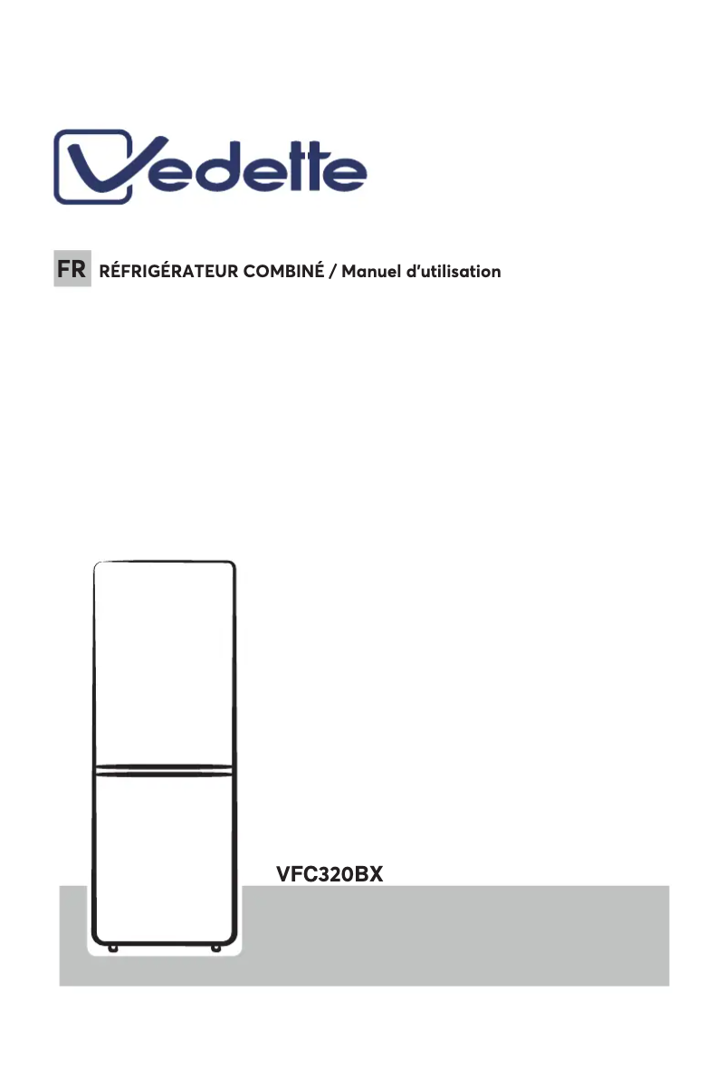 Page n°1 - Manuel utilisateur Vedette VFC320BX