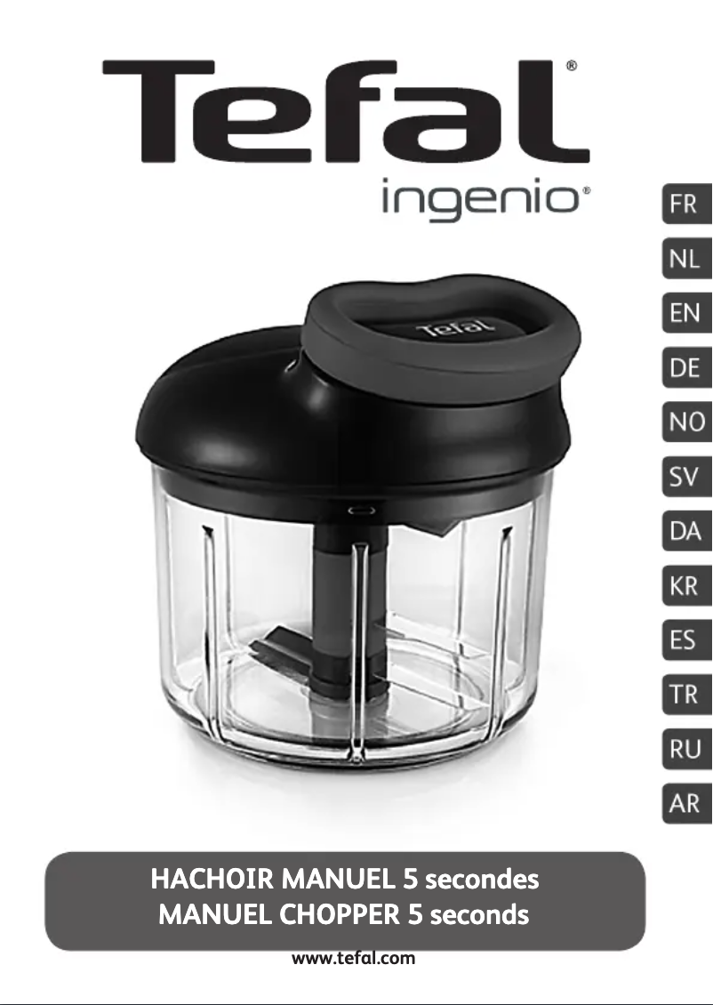 Image de la première page du manuel de l'appareil Ingenio Chopper 5 seconds