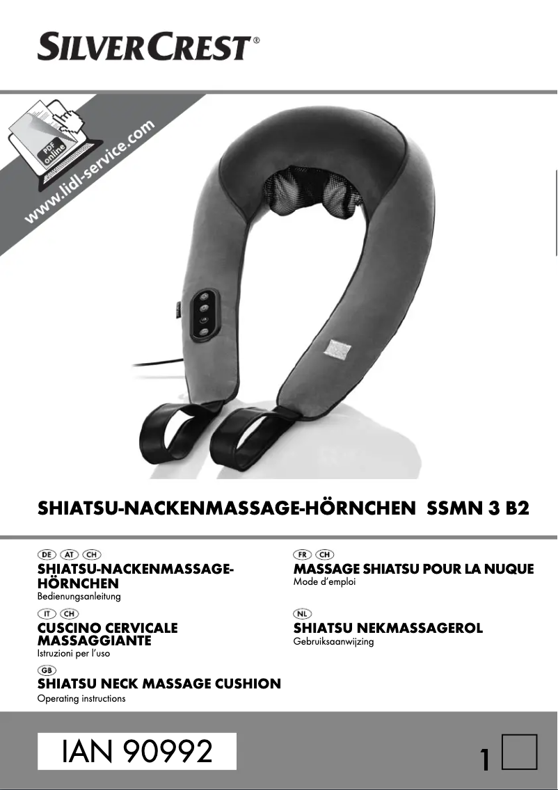 Page 1 de la notice Manuel utilisateur SilverCrest SSMN 3 B2