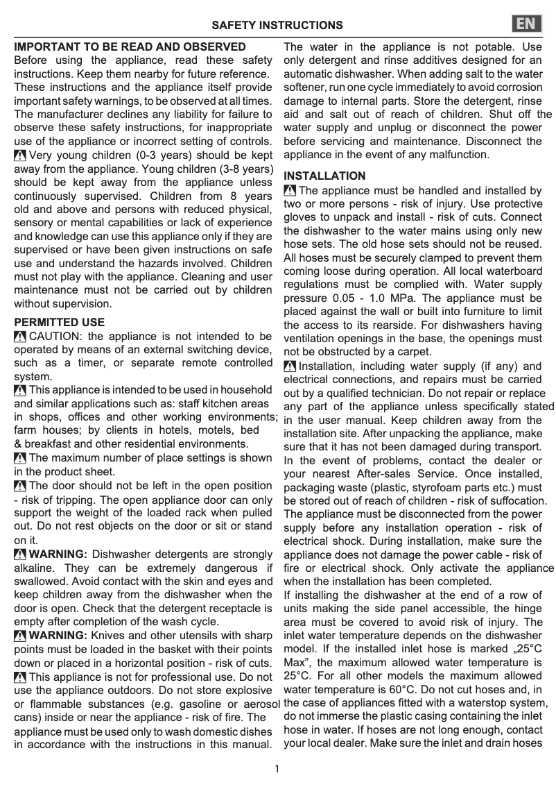 Image de la première page du manuel de l'appareil DKIO 3T131 A FE