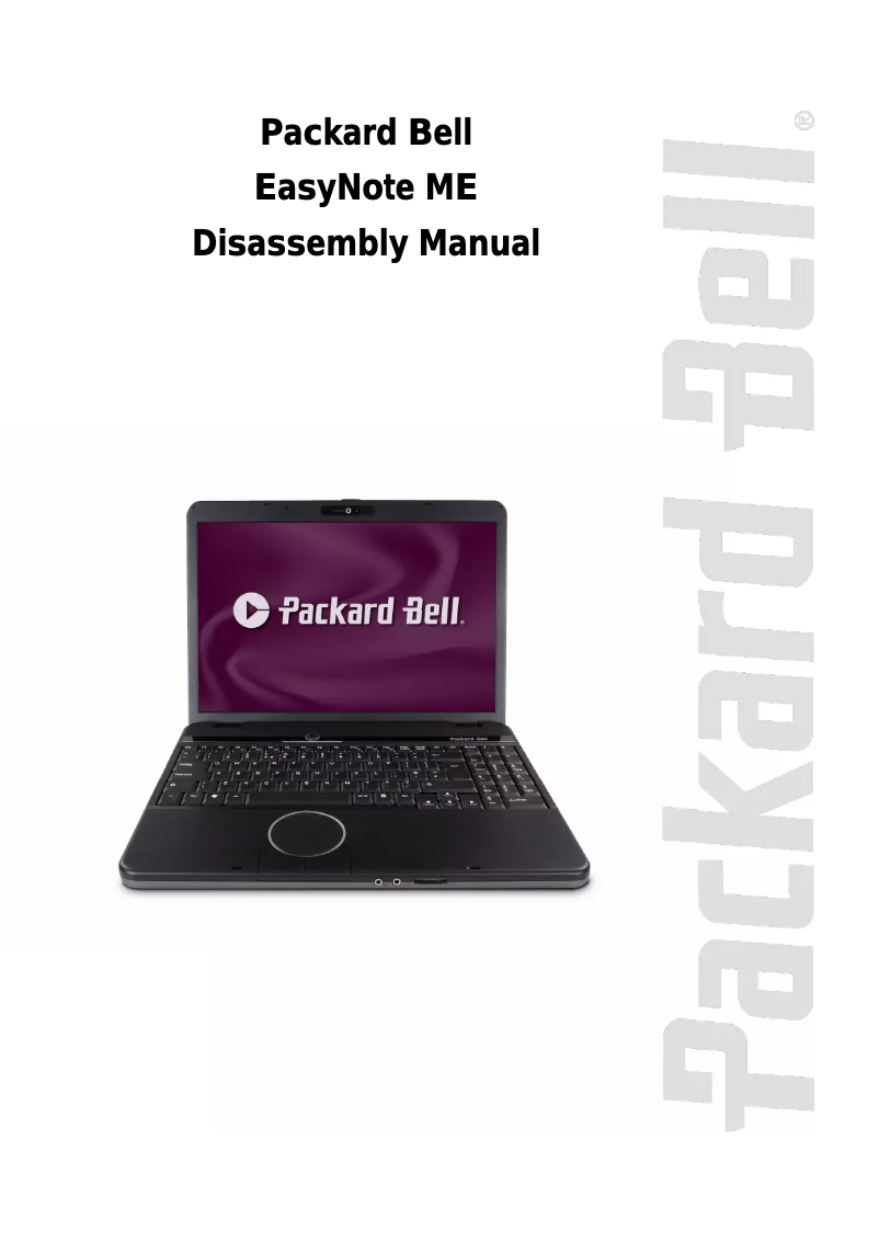 Page n°1 - Manuel utilisateur Packard Bell EasyNote ME
