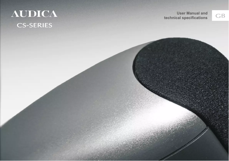 Page 1 de la notice Manuel utilisateur Audica CS-SUB 8