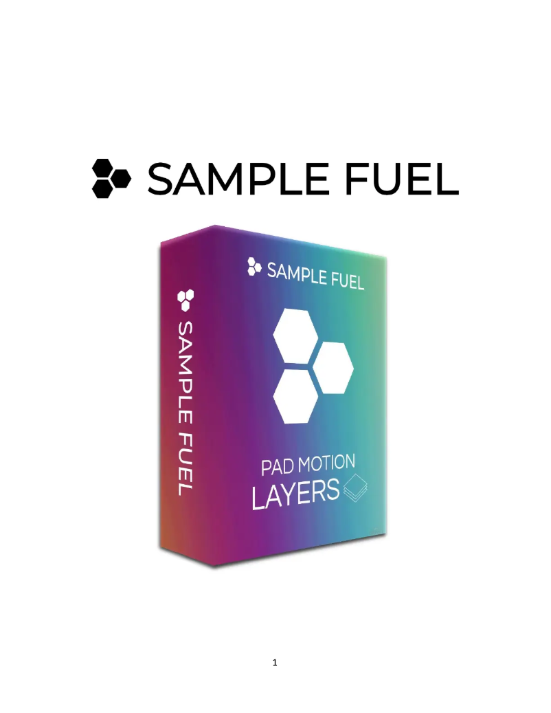 Page n°1 - Manuel utilisateur Steinberg Pad Motion Layers