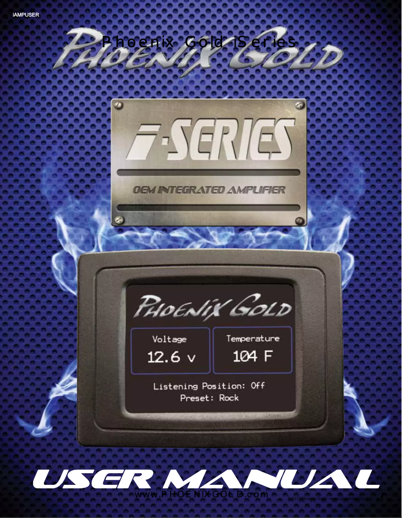 Page n°1 - Manuel utilisateur Phoenix Gold ISeries