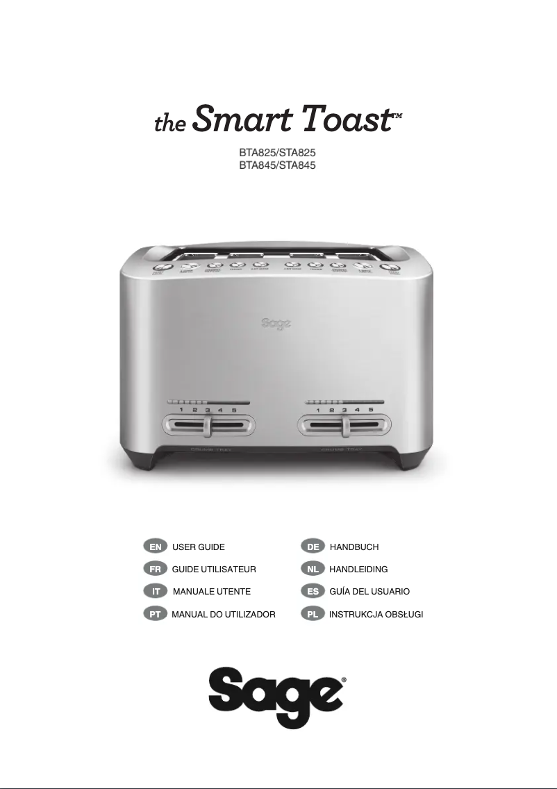 Page n°1 - Manuel utilisateur Sage the Smart Toast 4 STA825