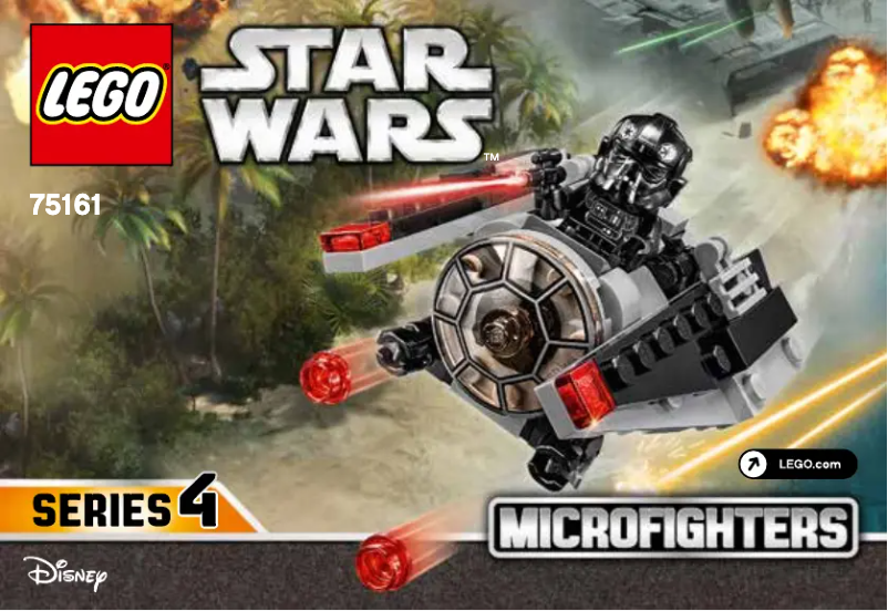 Image de la première page du manuel de l'appareil Star Wars Microfighters 75161
