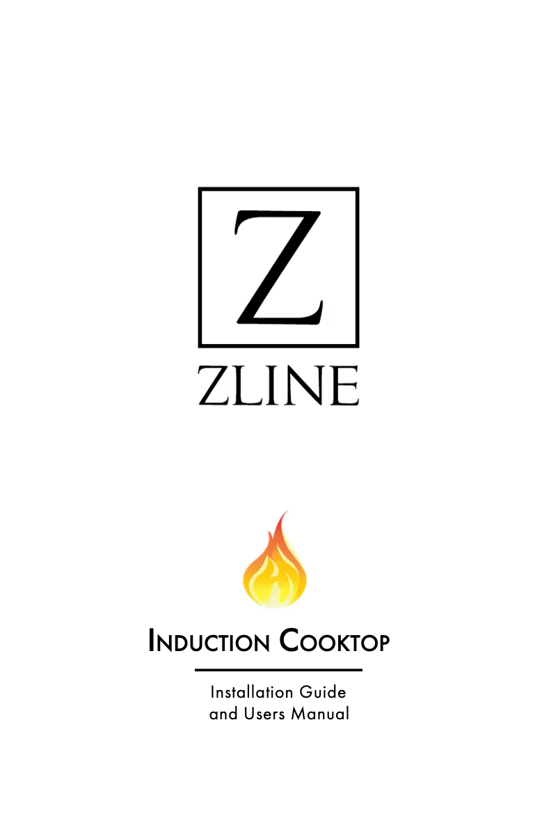 Page 1 de la notice Manuel utilisateur ZLine RCIND24