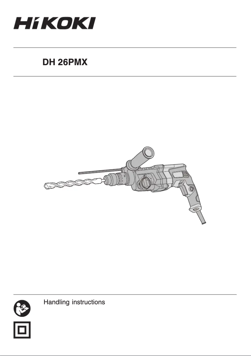 Page n°1 - Manuel utilisateur HiKOKI DH26PMX