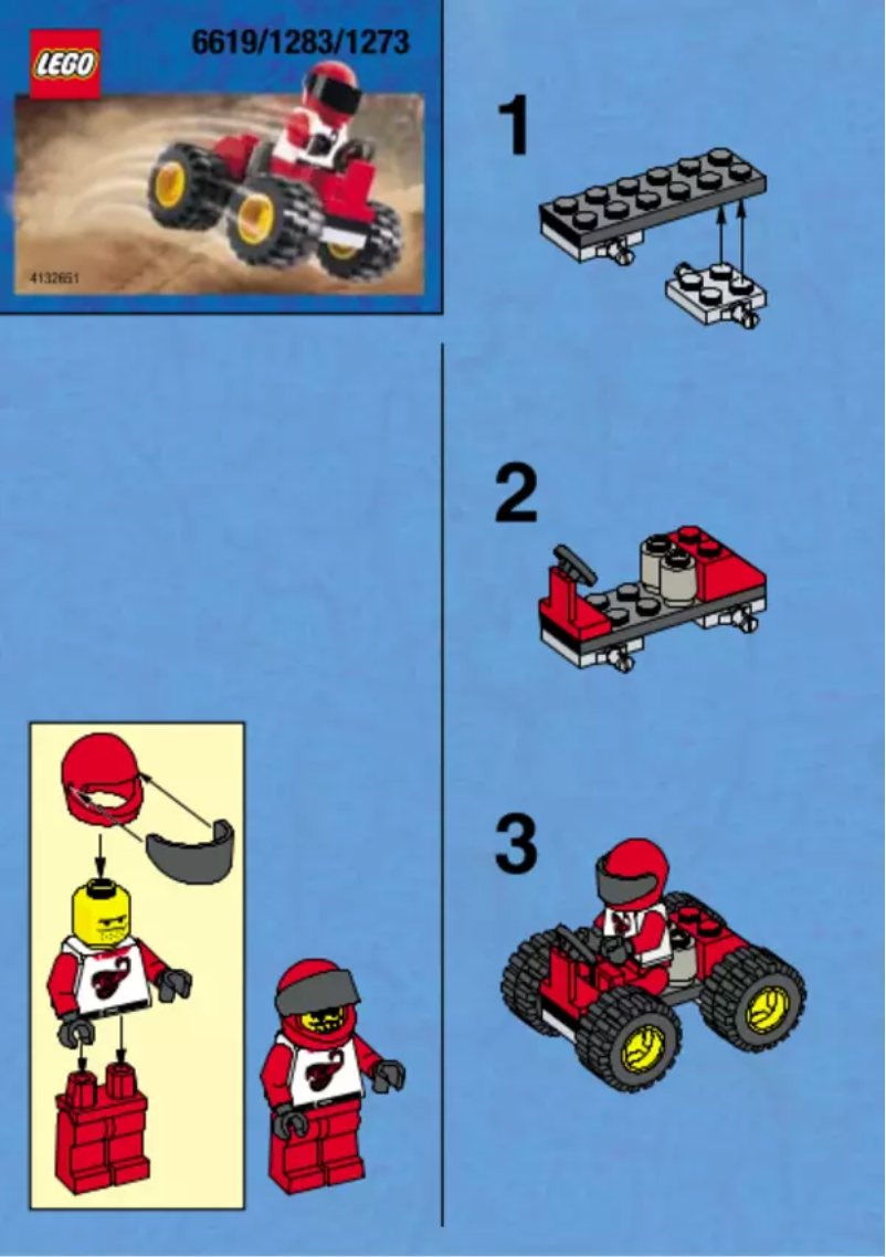 Page 1 de la notice Manuel utilisateur Lego City 1273