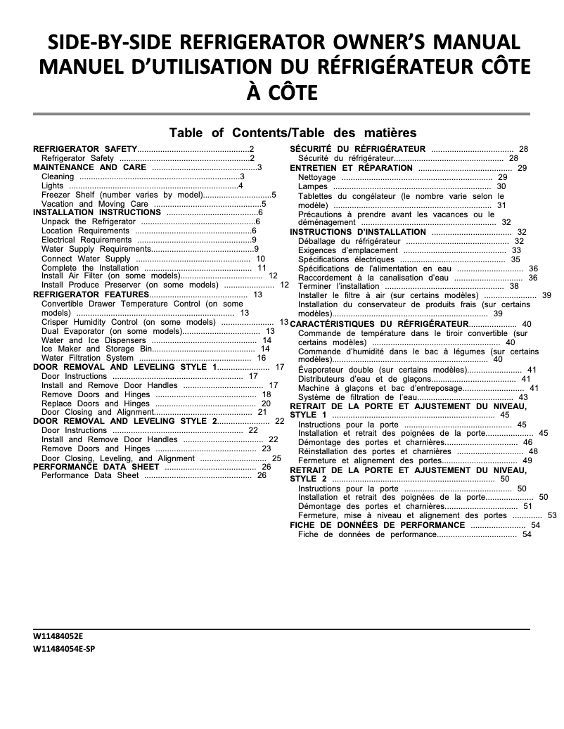 Page 1 de la notice Manuel utilisateur Maytag MSS25C4MGW