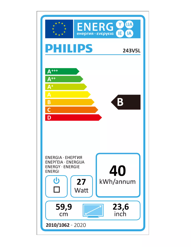 Image de la première page du manuel de l'appareil 243V5LHSB5
