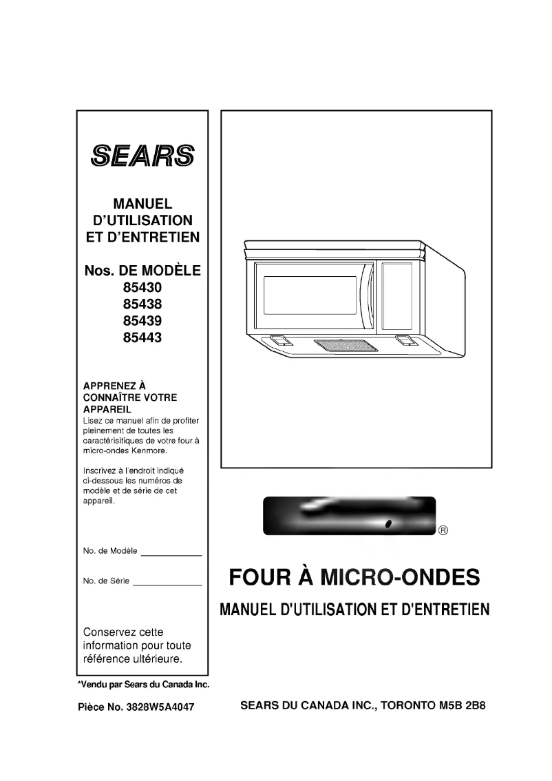 Page 1 de la notice Manuel utilisateur LG MV-1944JST