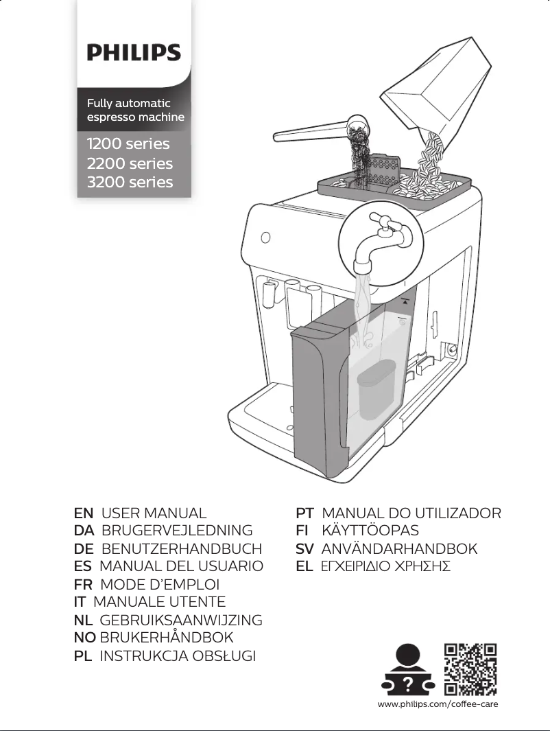 Page n°1 - Manuel utilisateur Philips Series 1200 EP1221
