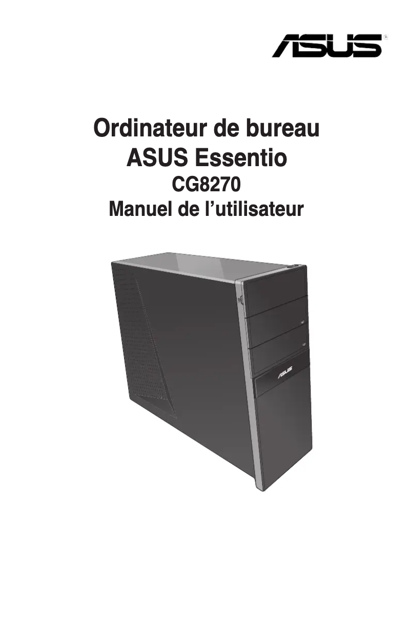 Page 1 de la notice Manuel utilisateur Asus CG8270