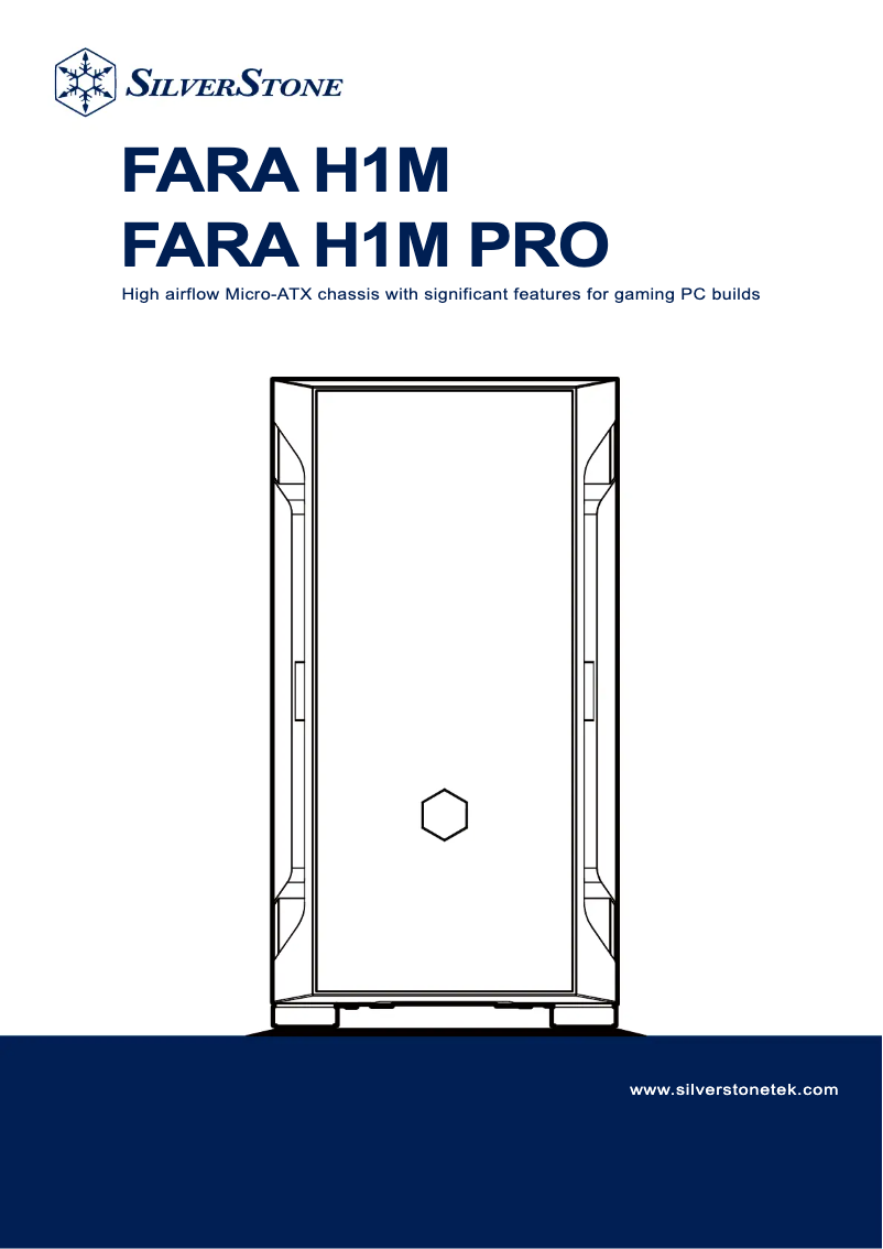 Page n°1 - Manuel utilisateur Silverstone FARA H1M