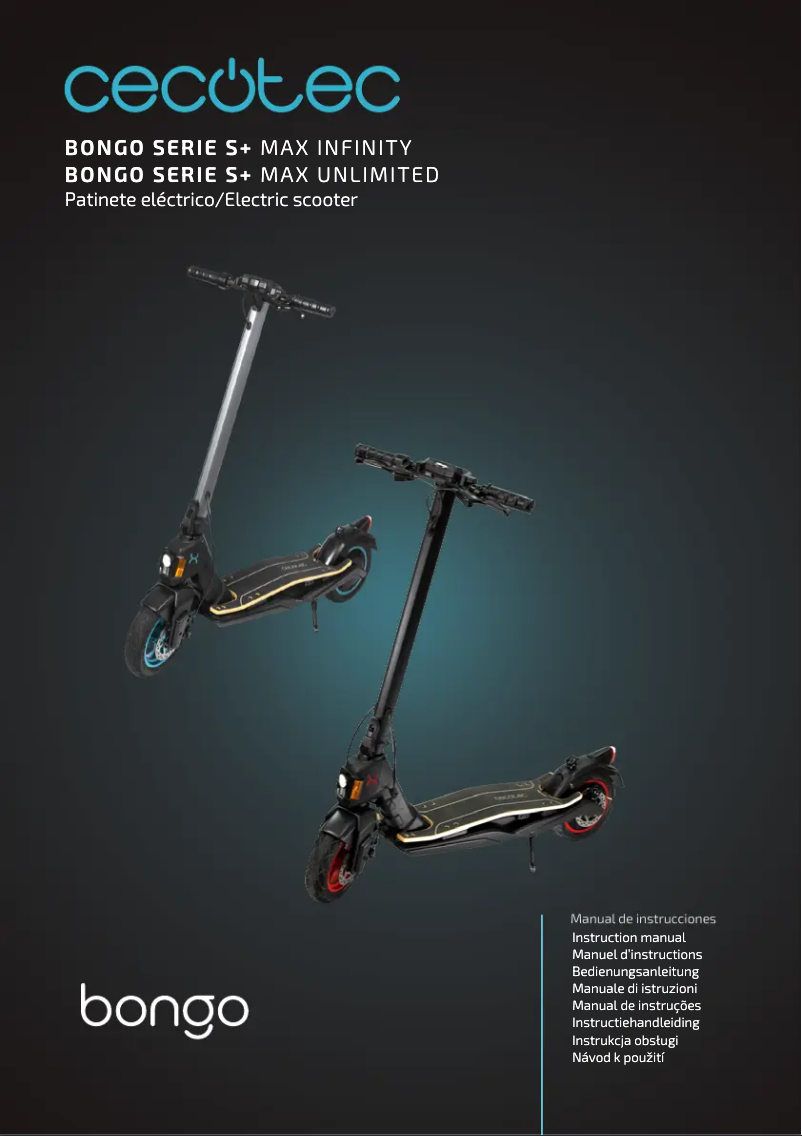 Page 1 de la notice Manuel utilisateur Cecotec Bongo Serie S+ Max Infinity