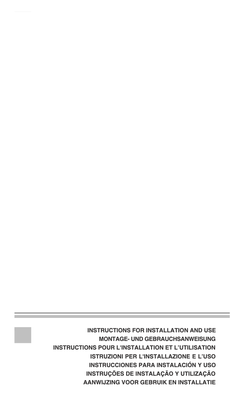 Page 1 de la notice Manuel utilisateur Candy CCH 915 X