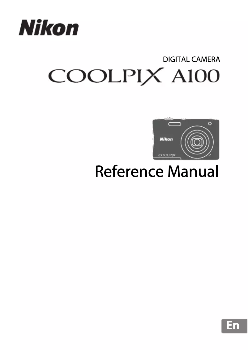 Image de la première page du manuel de l'appareil Coolpix A100