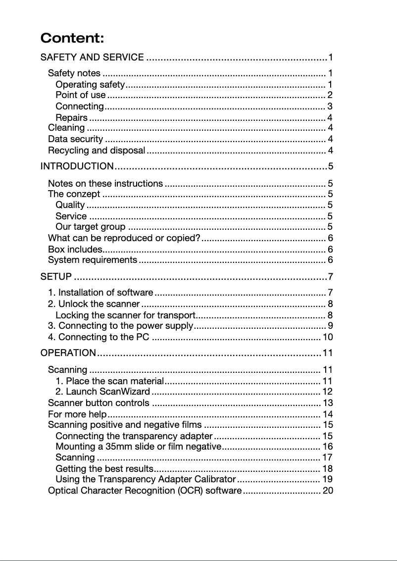 Image de la première page du manuel de l'appareil MD 90009