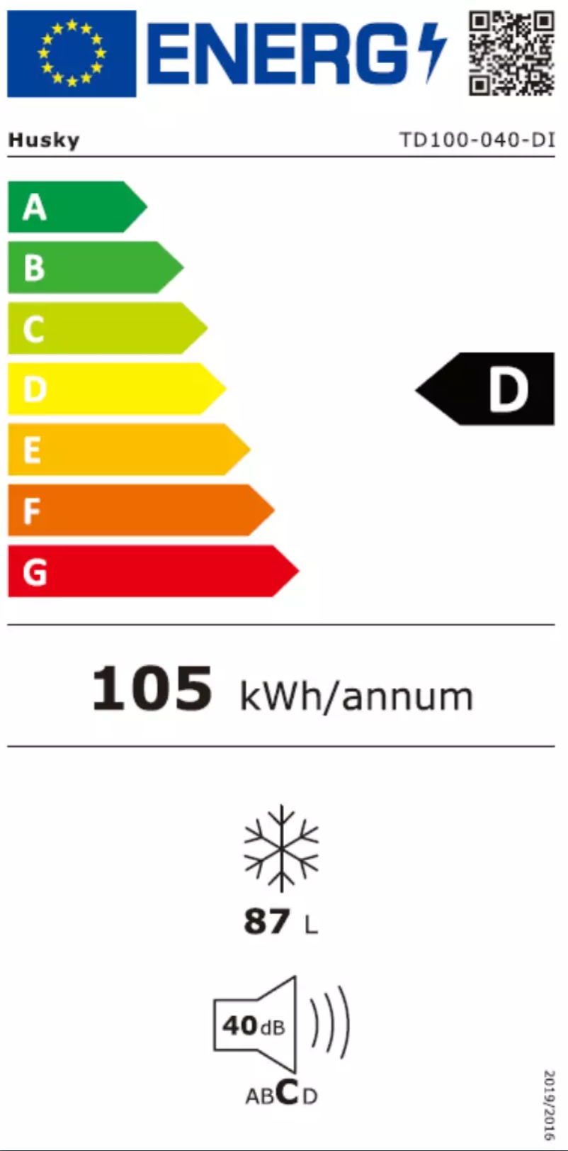 Page 1 de la notice Manuel utilisateur Husky TD100-040-DI