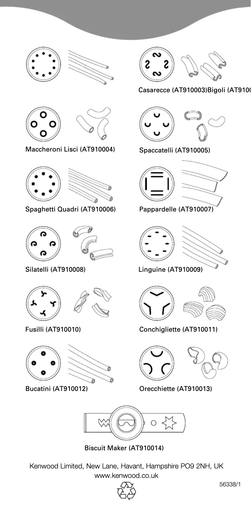 Page n°1 - Manuel utilisateur Kenwood AT910008