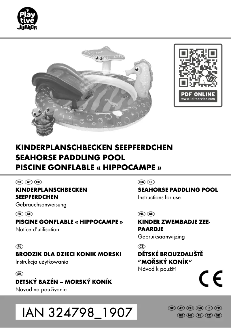 Page 1 de la notice Manuel utilisateur Playtive IAN 324798