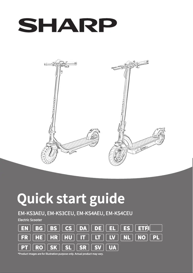 Image de la première page du manuel de l'appareil EM-KS4AEU