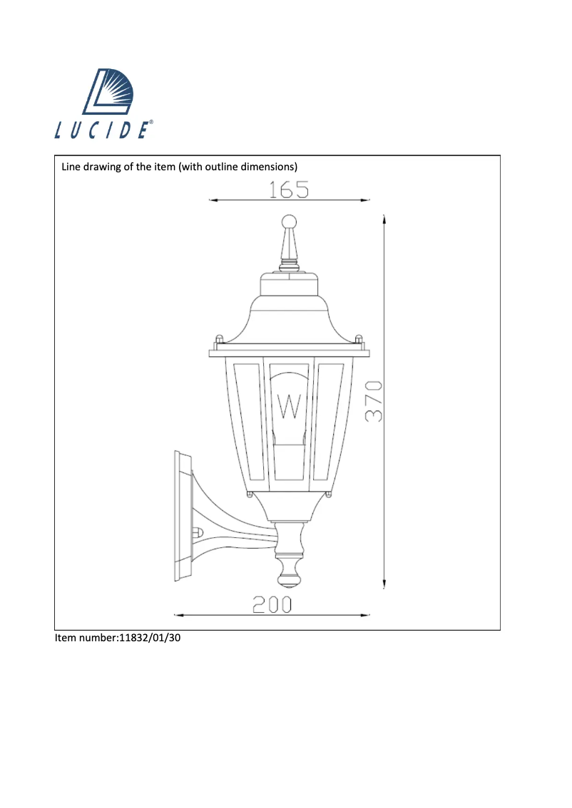 Page n°1 - Manuel utilisateur Lucide Tireno 11832/01/30
