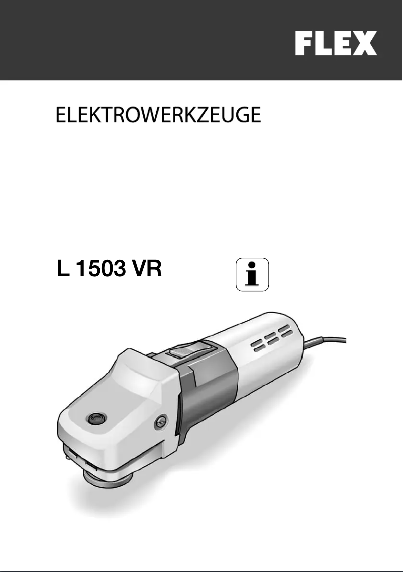 Page n°1 - Manuel utilisateur Flex L 1503 VR