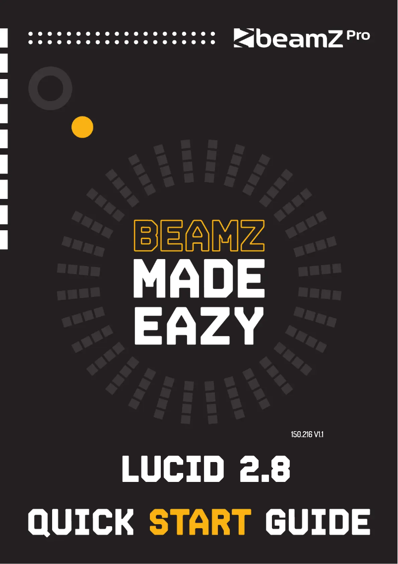 Image de la première page du manuel de l'appareil LUCID 2.8