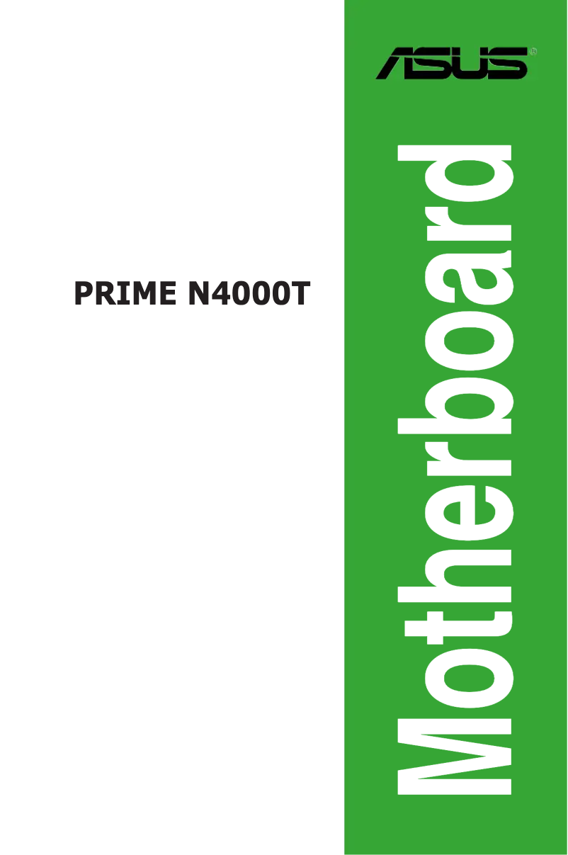 Page 1 de la notice Manuel utilisateur Asus Prime N4000T