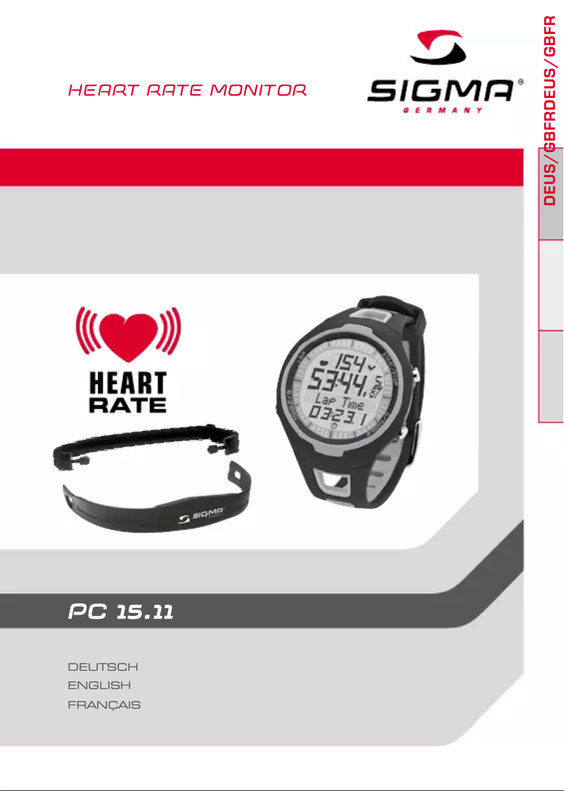 Image de la première page du manuel de l'appareil PC 15.11