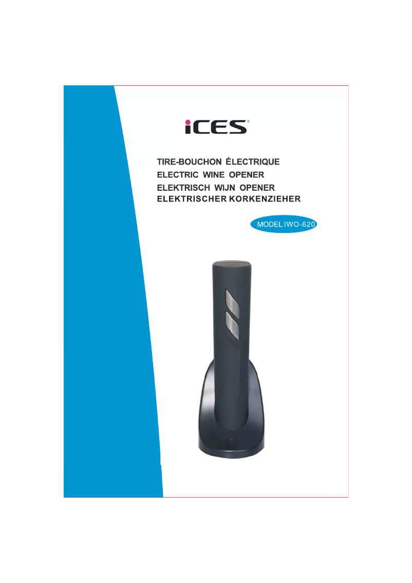 Page n°1 - Manuel utilisateur Ices IWO-620