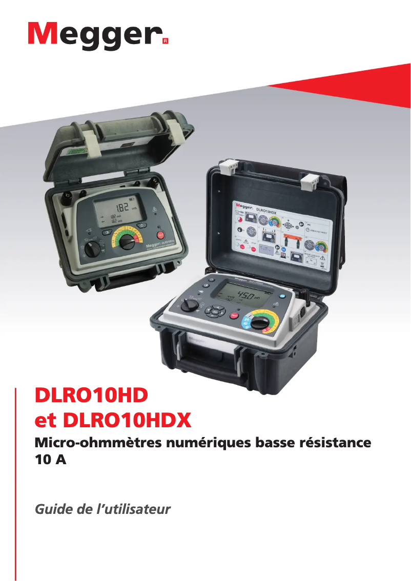 Image de la première page du manuel de l'appareil DLRO10HDX