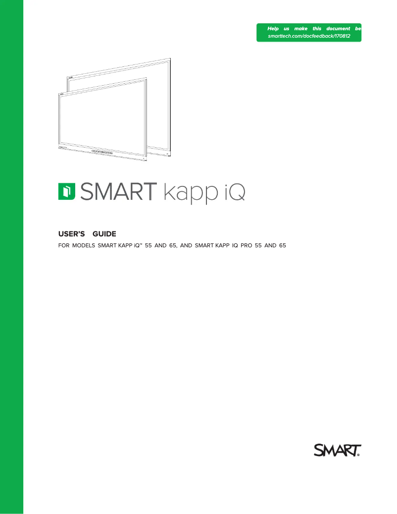 Page 1 de la notice Manuel utilisateur Smart Kapp IQ