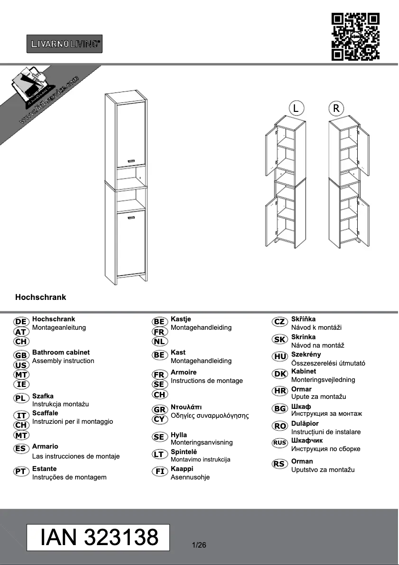 Image de la première page du manuel de l'appareil IAN 323138