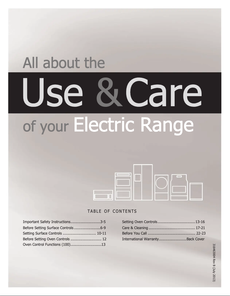 Page 1 de la notice Manuel utilisateur Kelvinator MFF3025RW