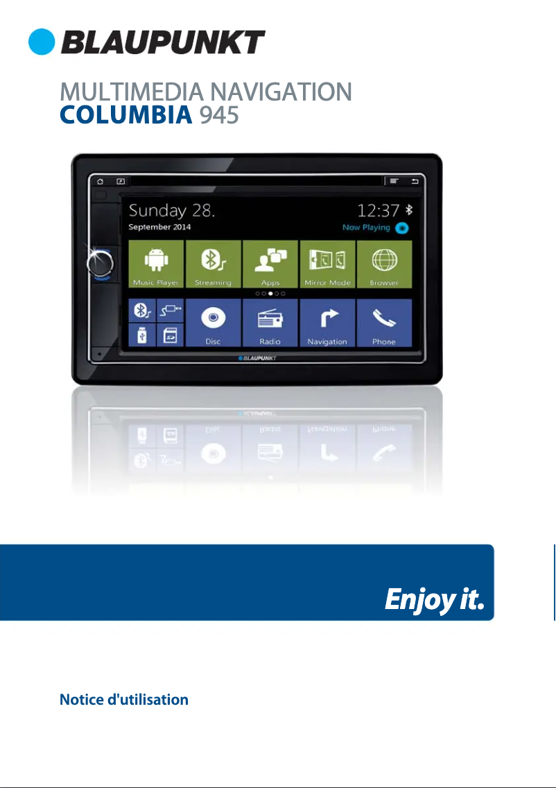 Image de la première page du manuel de l'appareil Columbia 945