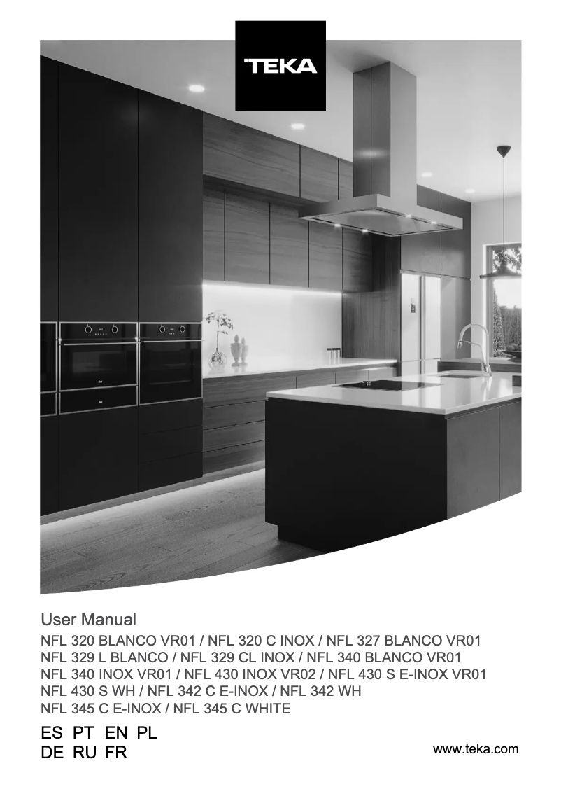 Page n°1 - Manuel utilisateur Teka NFL 340