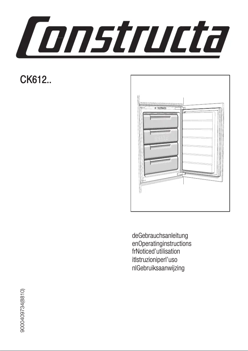 Image de la première page du manuel de l'appareil CE61250