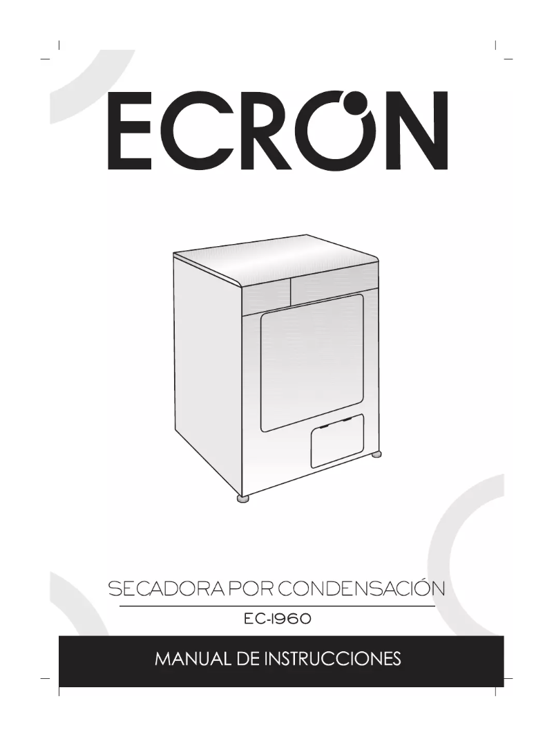 Página 1 del manual Manual de usuario Ecron EC1960