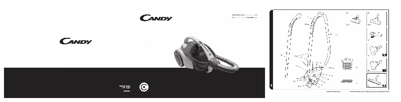 Page n°1 - Manuel utilisateur Candy CAF2002 019