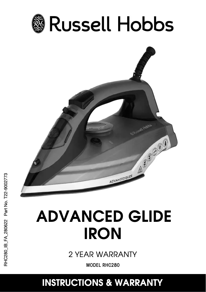 Page n°1 - Manuel utilisateur Russell Hobbs Advanced Glide Iron RHC280
