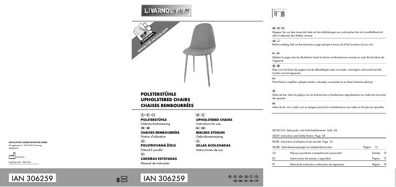 Image de la première page du manuel de l'appareil IAN 306259