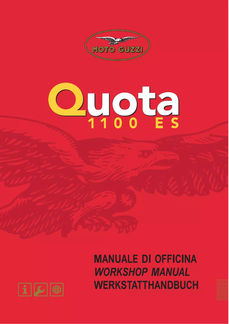 Page 1 of the manual User Manual Moto Guzzi Quota 1100 ES (2002)