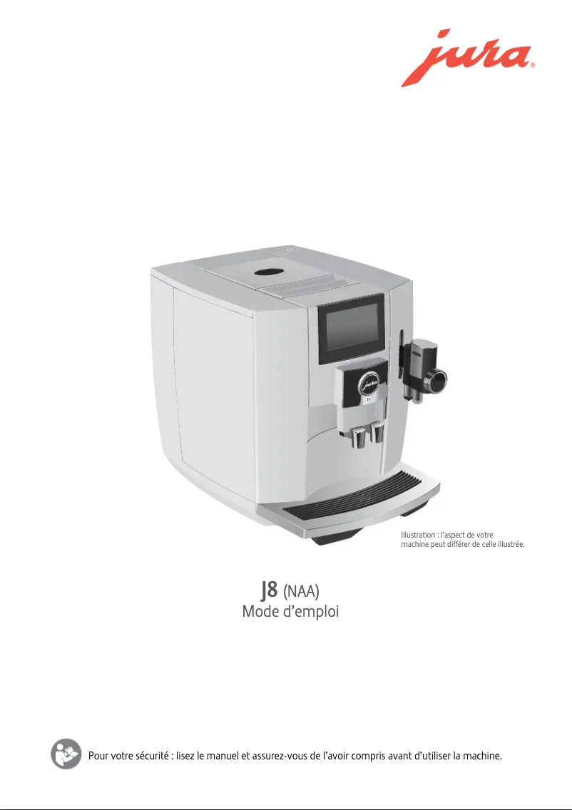 Image de la première page du manuel de l'appareil J8