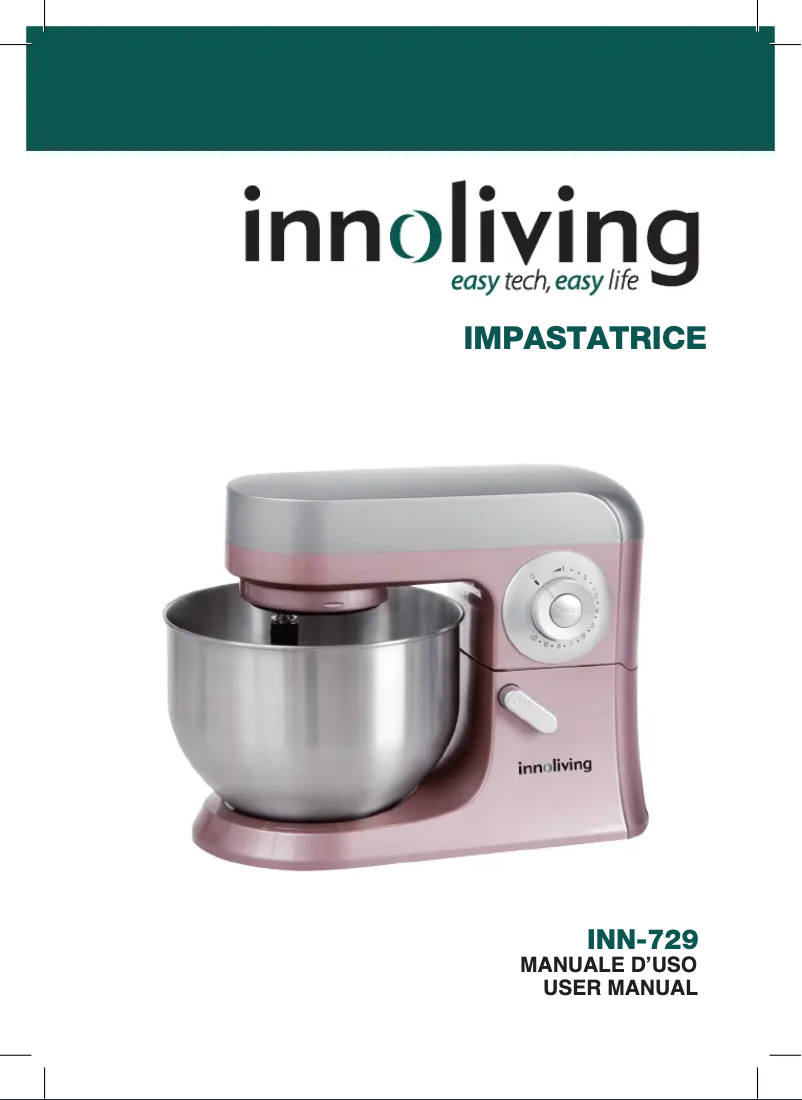 Page n°1 - Manuel utilisateur Innoliving INN-729